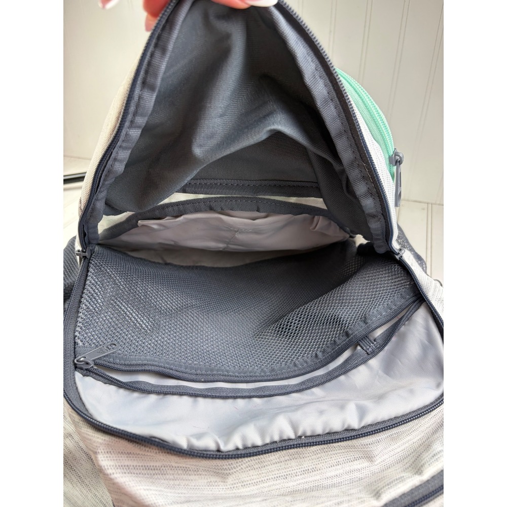 Adidas Gray Prime Multi-Pocket School Travel Multi Compartment Backpack Unisex - Picture 11 of 12